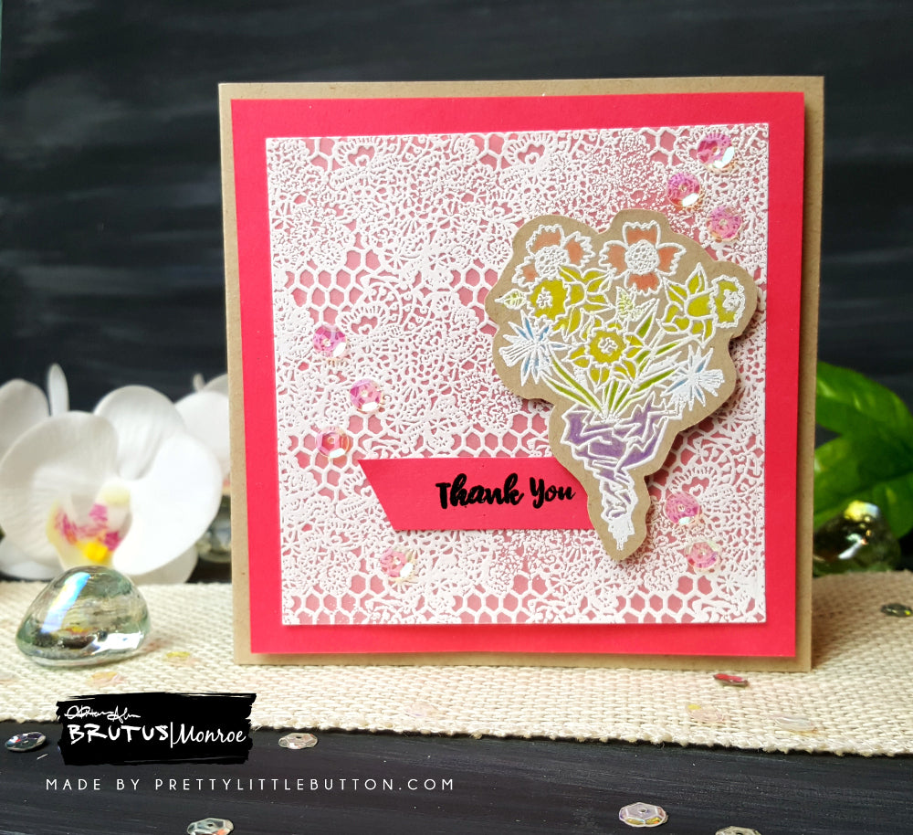 Floral Thank You Notelet