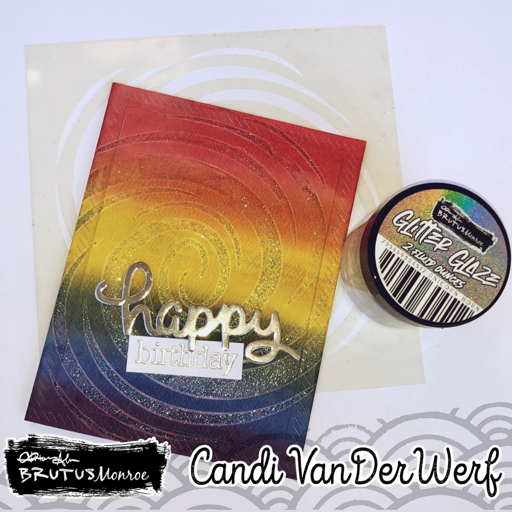 Rainbow Happy Birthday Whirlpool Card