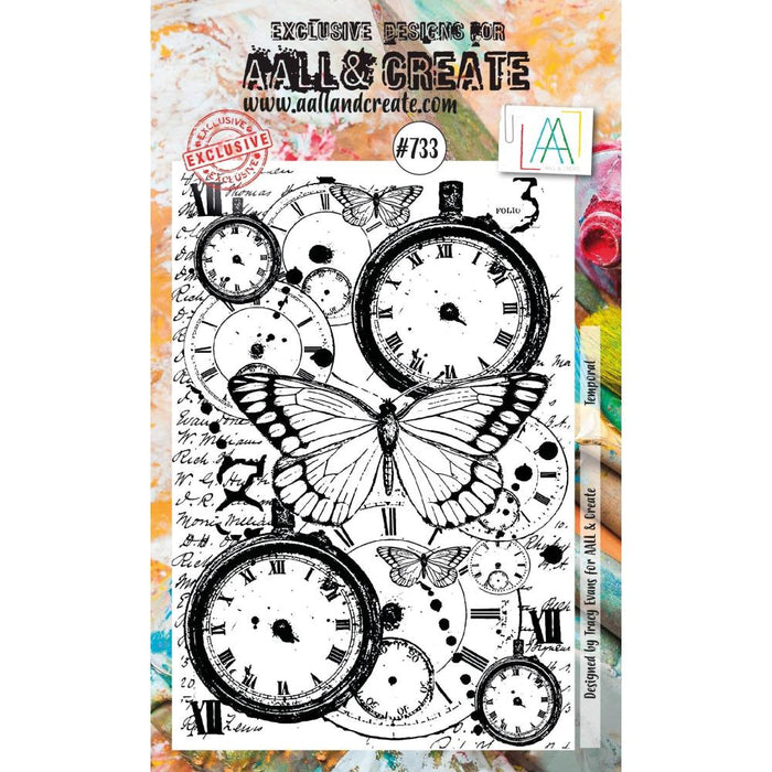 AALL And Create A6 Photopolymer Clear Stamp Set | Temporal