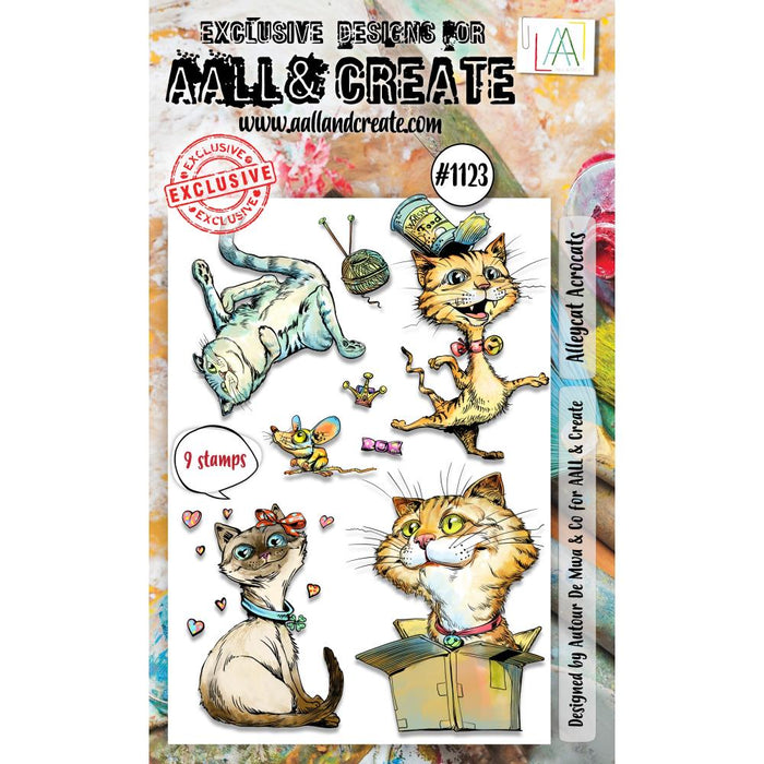 AALL And Create A6 Photopolymer Clear Stamp Set | Alleycat Acrocats