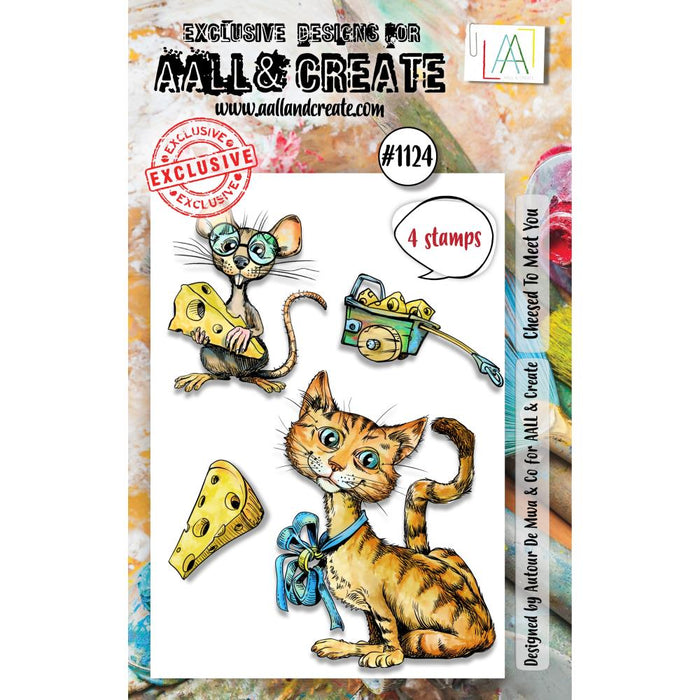 AALL And Create A7 Photopolymer Clear Stamp Set | Cheesed To Meet You