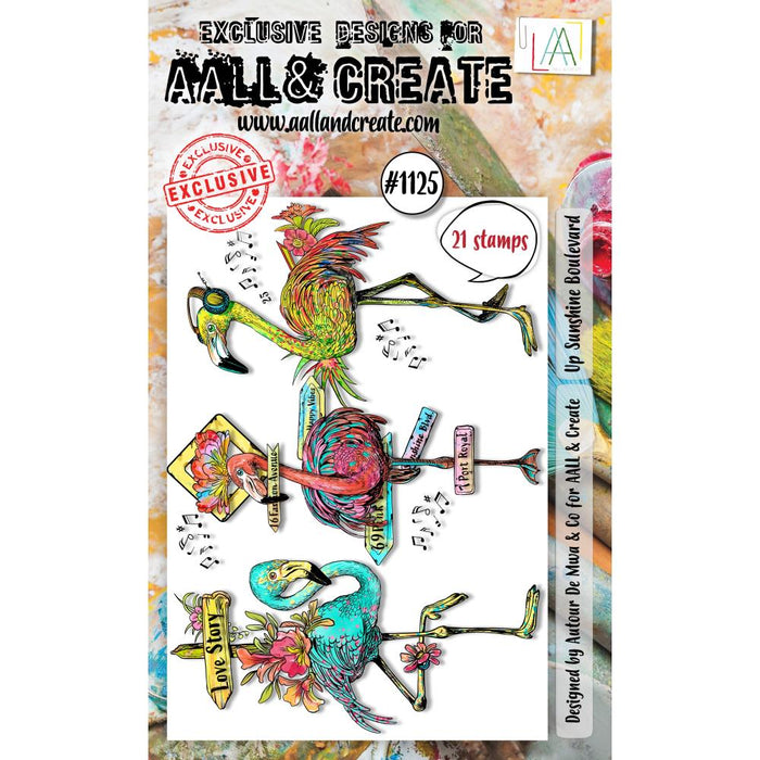 AALL And Create A6 Photopolymer Clear Stamp Set | Up Sunshine Boulevard