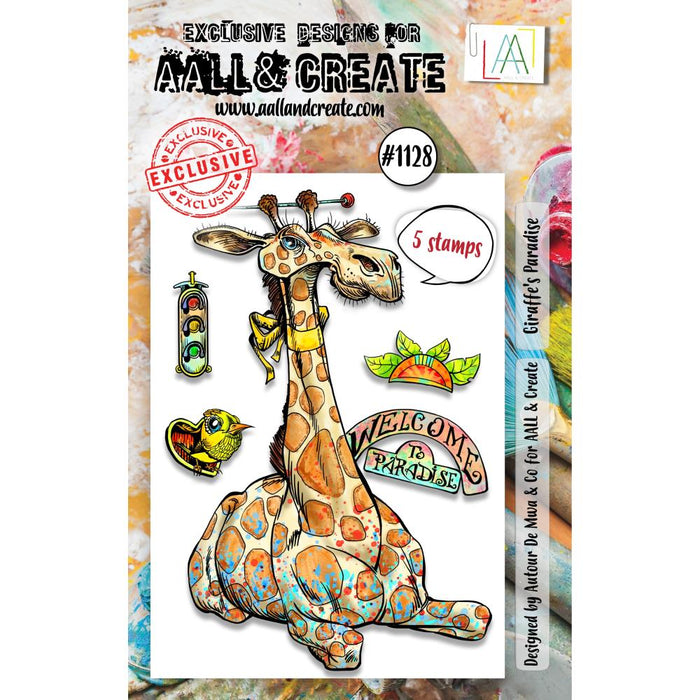 AALL And Create A7 Photopolymer Clear Stamp Set | Giraffe's Paradise