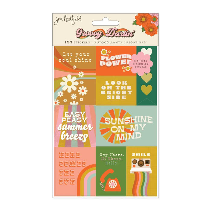 Jen Hadfield Groovy Darlin' Sticker Book