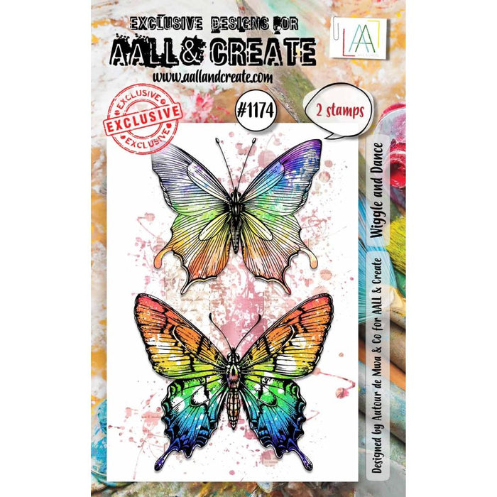 AALL And Create A7 Photopolymer Clear Stamp Set | Wiggle & Dance