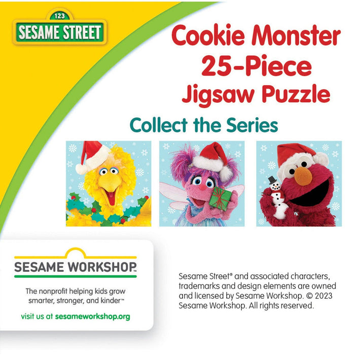 Sesame Street Holiday - Cookie Monster 25 Piece Puzzle