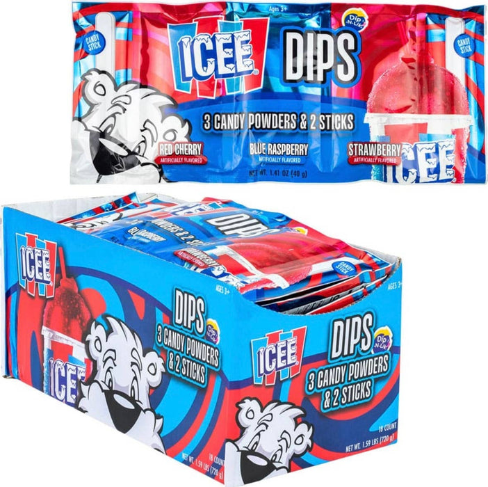 ICEE® Dips Candy Powder & Stick 3 PACK