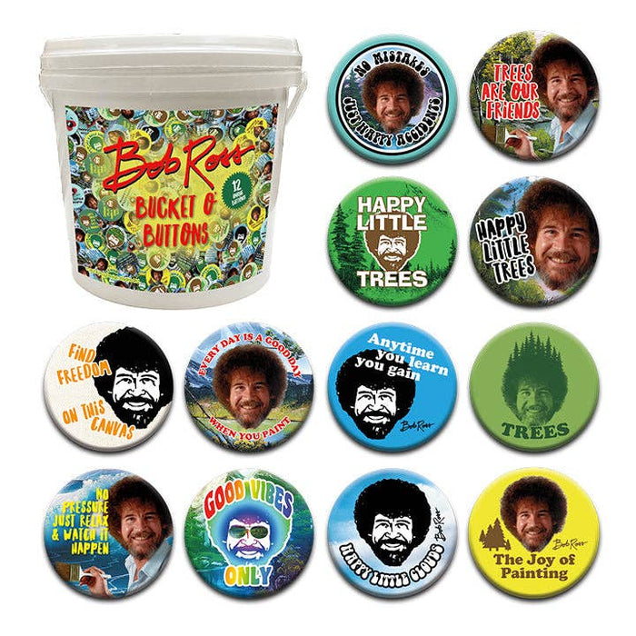 Bob Ross Pin- 1pc