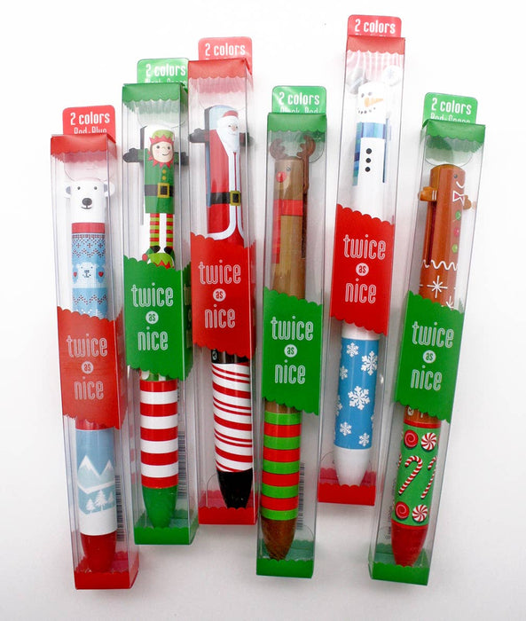 TWICE AS NICE HOLIDAY 2 COLOR CLICK PEN