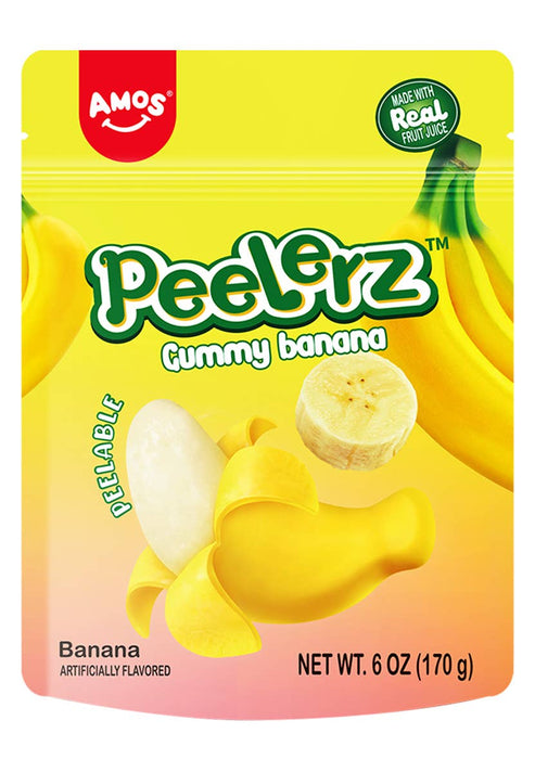 Amos Gummy Peelerz Banana 6oz