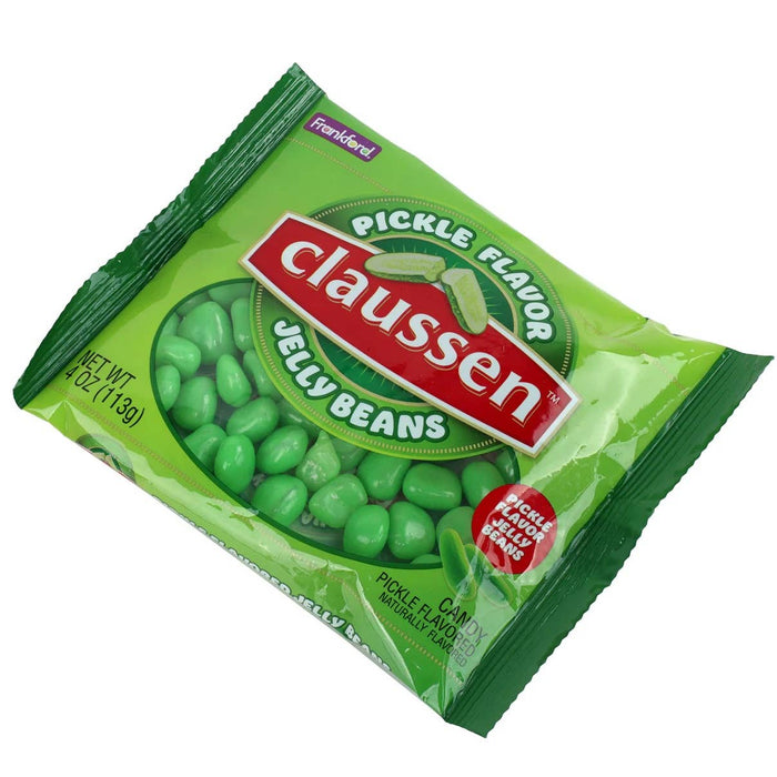 Frankford Claussen Pickle Flavor Jelly Beans, 4oz Bag