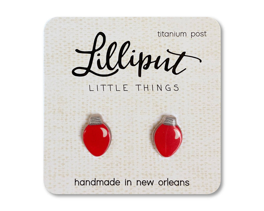 Lilliput Little Things - Christmas Bulb Earrings