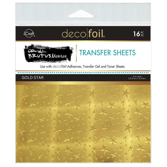 Brutus Monroe | Foil Transfer Sheets | Gold Star