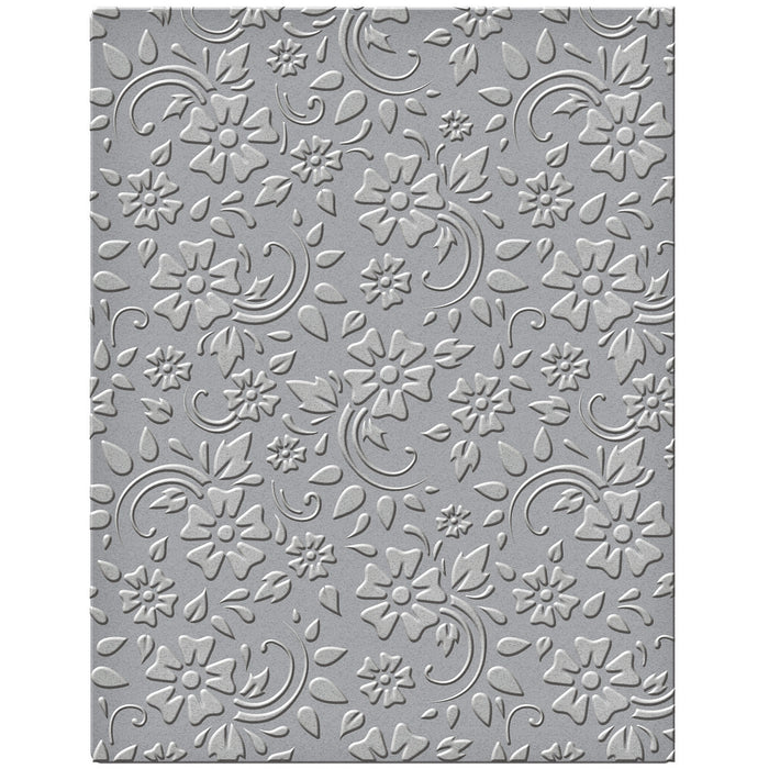 Spellbinders Embossing Folder Small-Flowers & Leaves