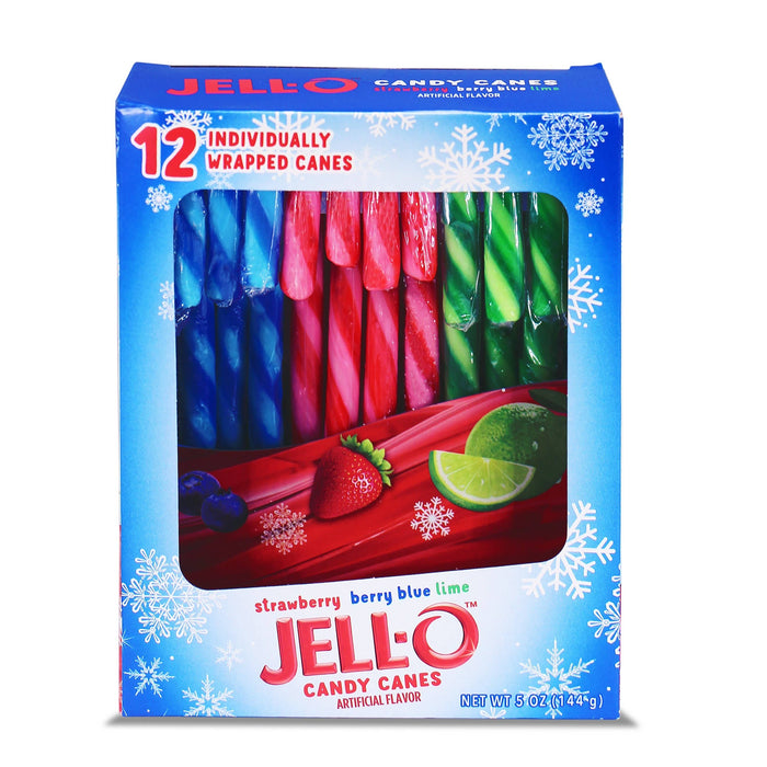 JELLO-O Candy Canes 5.08oz - 12 count