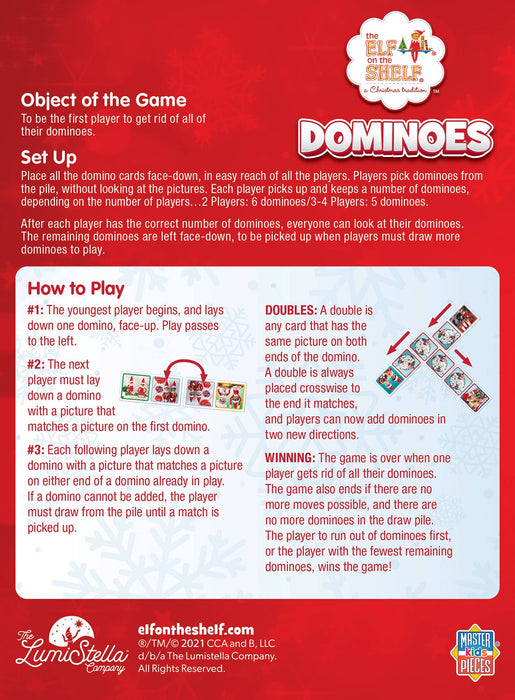 Elf on the Shelf Picture Dominoes