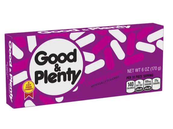 Good & Plenty Theater Box, 6oz