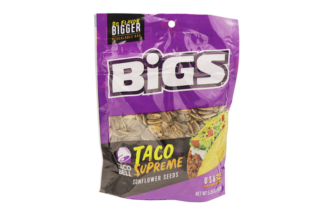 Bigs Sunflower Seeds, Taco Bell Supreme, 5.35oz