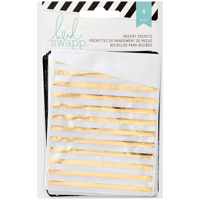 Heidi Swapp Memory Planner Receipt Pockets 6/Pkg