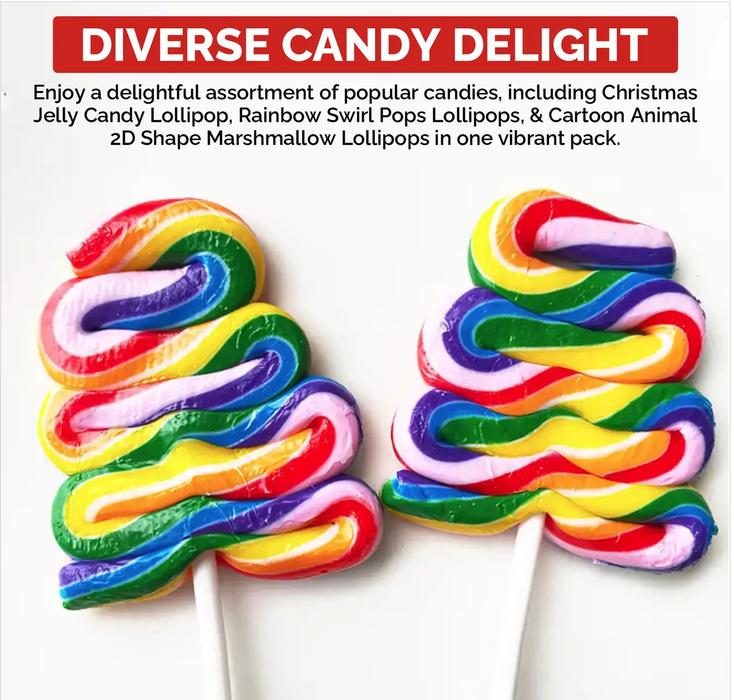 Rainbow Fruit flavored Lollipop