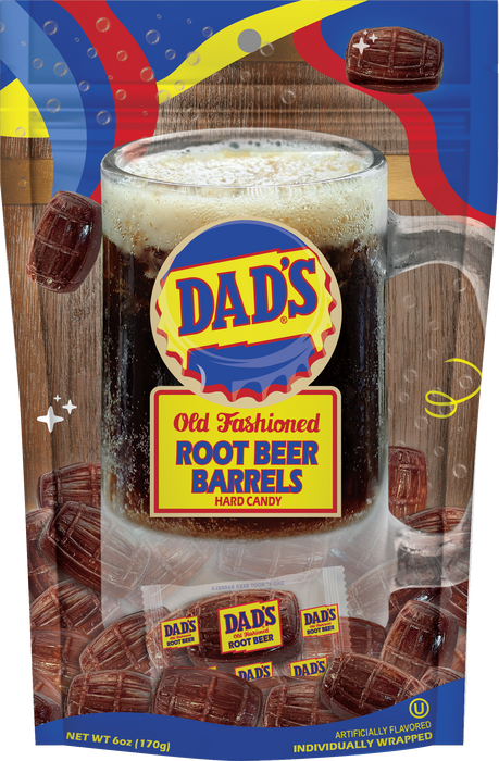 Dad's Old Fashioned Root Beer Barrels 6oz Bag