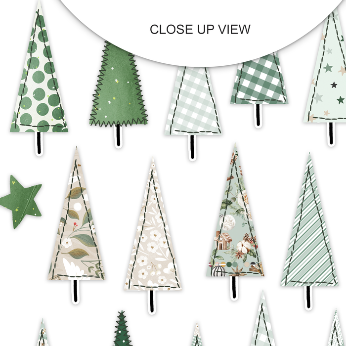 Pretty Little Studio - Evergreen Trees Ephemera (29 pcs)