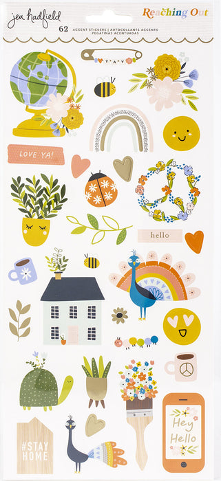 Reaching Out Cardstock Stickers 6x12 62 pk | Icons