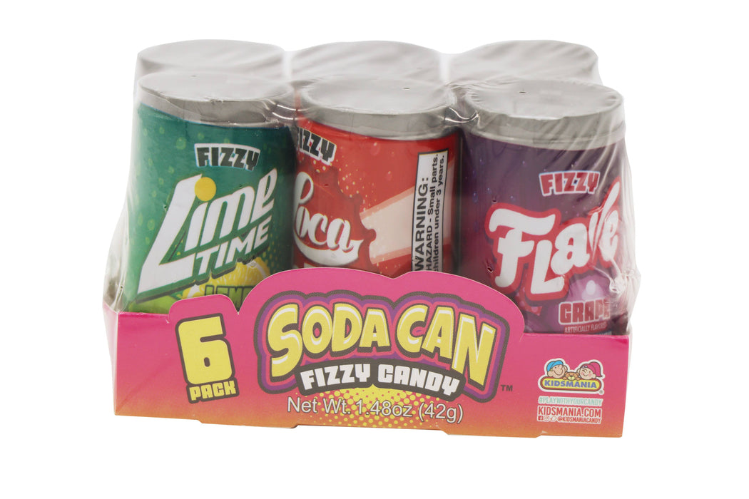 Fizzing Soda Cans Candy