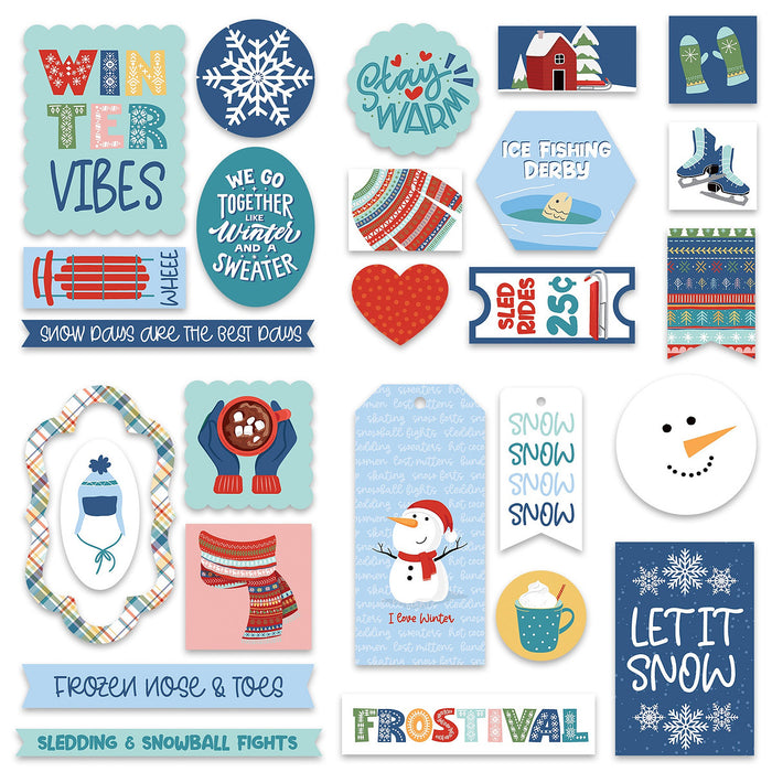 Frostival Ephemera Cardstock Die-Cuts