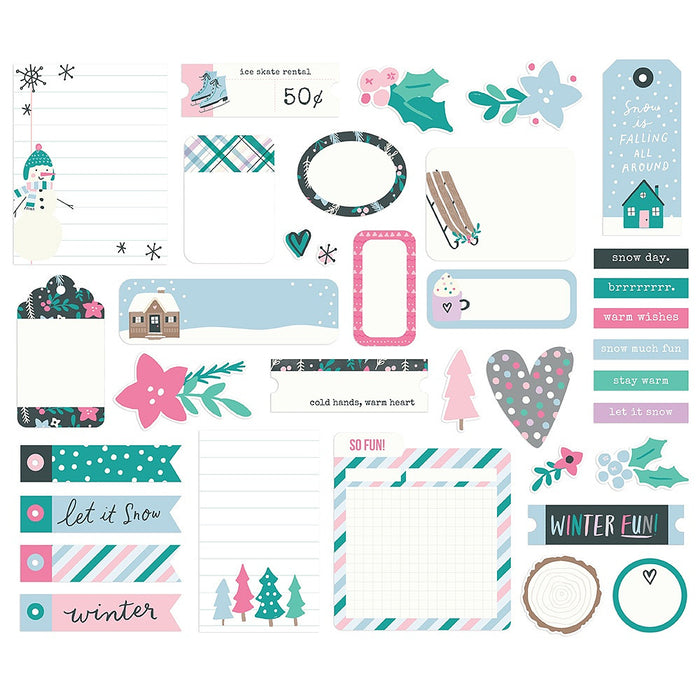 Feelin' Frosty Bits & Pieces Die-Cuts 35/Pkg-Journal