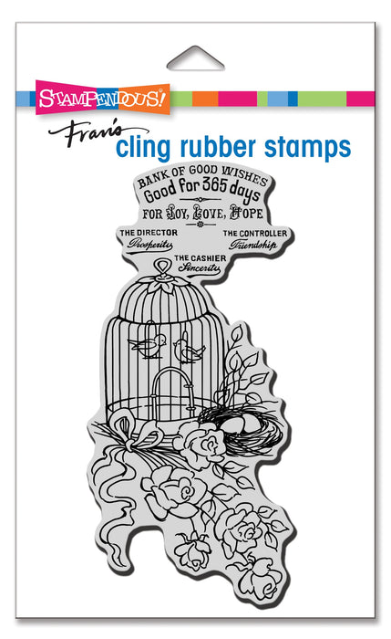 Birdhouse Bank Stamp