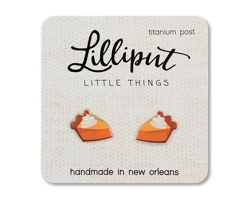 Lilliput Little Things - Pumpkin Pie Earrings