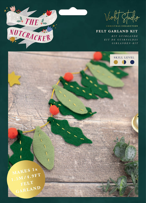 Violet Studio Felt Garland Kit-The Nutcracker