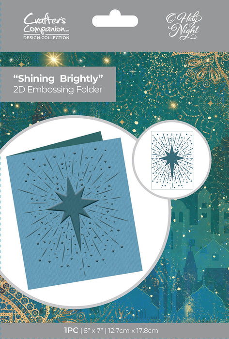 O' Holy Night Embossing Folder-Shining Brightly