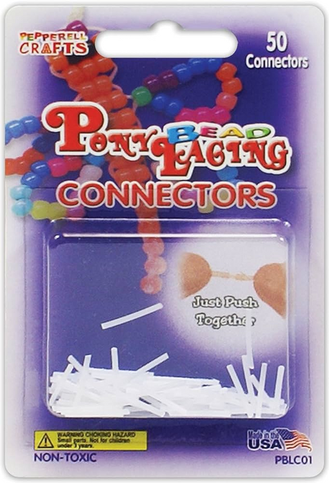 Pepperell Pony Bead Lacing Connectors 50/Pkg