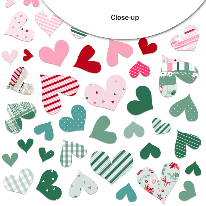 Pretty Little Studio - Sugar Cookies Heart Christmas Stickers  