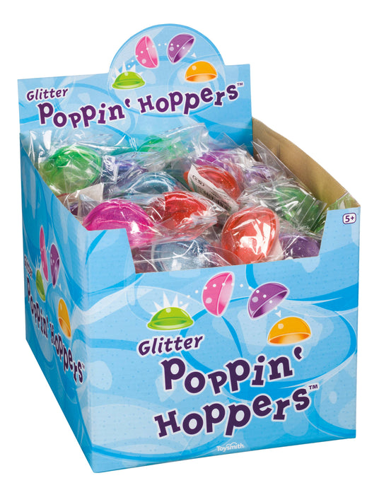 Scoozie's Toys | Jumbo Glitter Poppin’ Hoppers