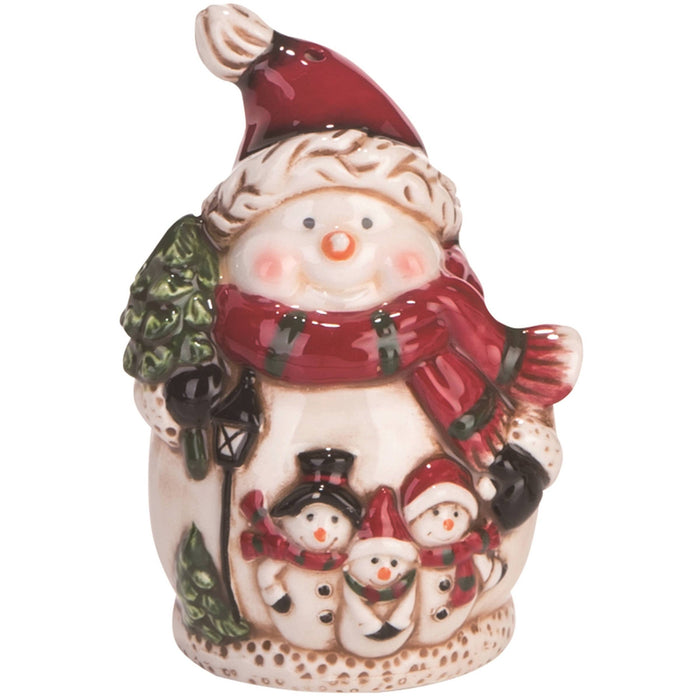 Christmas Snowman Salt and Pepper Shaker Set of 2