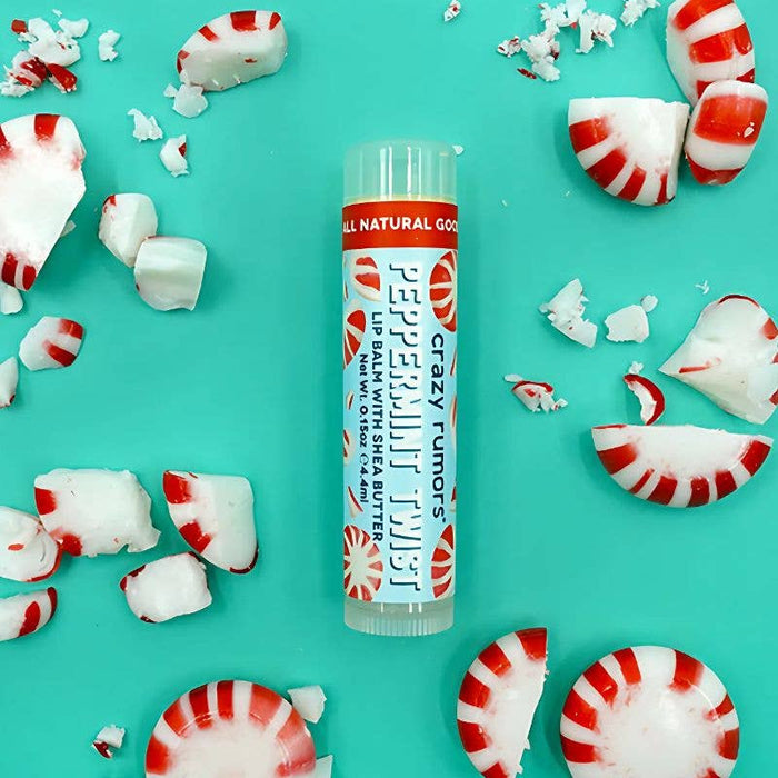 Crazy Rumors - Peppermint Twist Lip Balm - Holiday