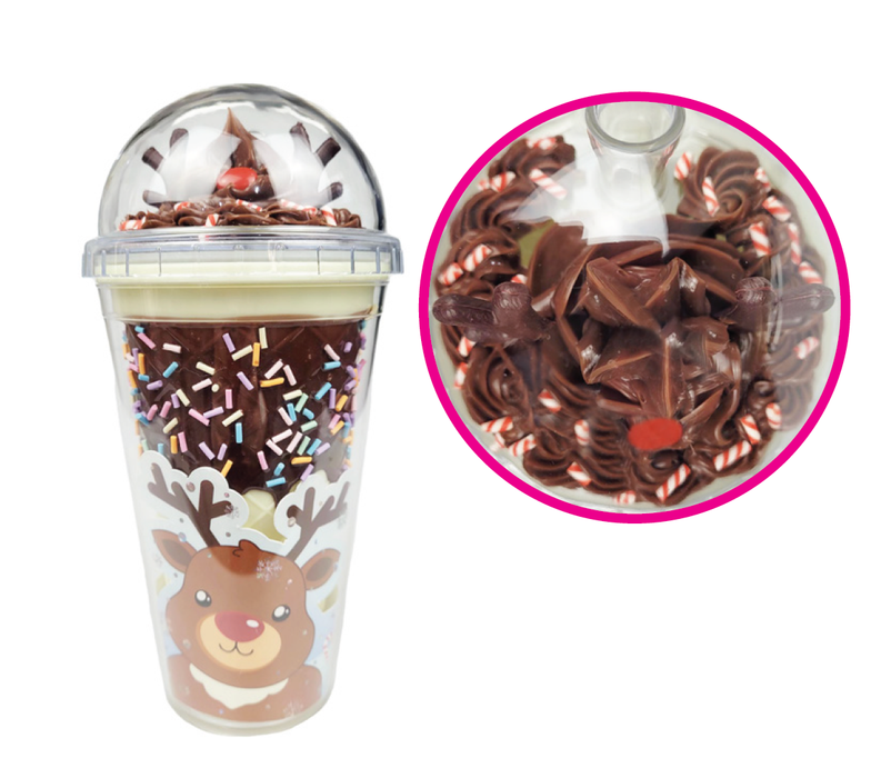 Christmas Tumbler - Red-Nosed Reindeer