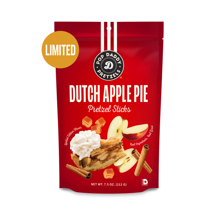 Pop Daddy Snacks - Pop Daddy – Dutch Apple Pie Seasoned Pretzels 7.5oz