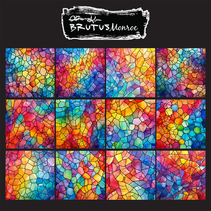 Stained Rainbows Paper Pad