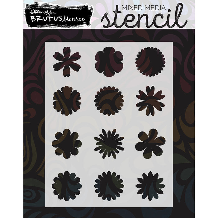 Simple Blend Stencil | Pressed Flowers