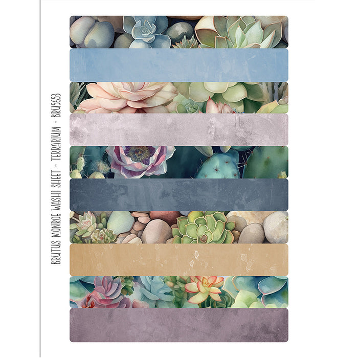 Terrarium Washi Sheets