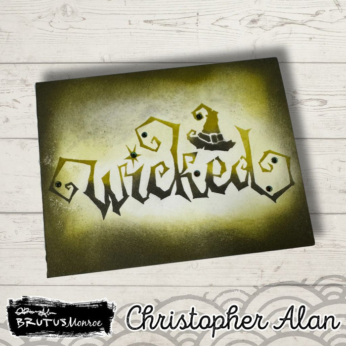 Wicked Stencil | 4.25"x5.5"