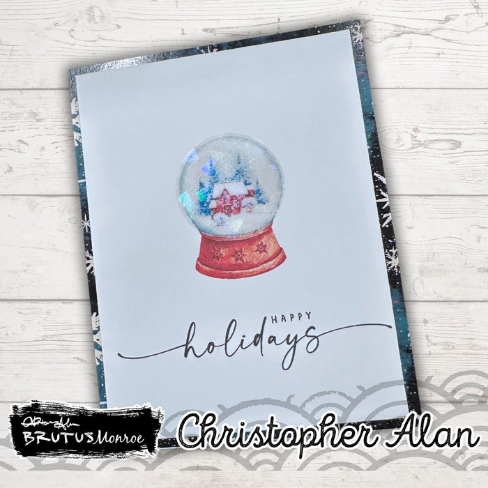 Holiday Snow Globe Mini Card Kit Bundle