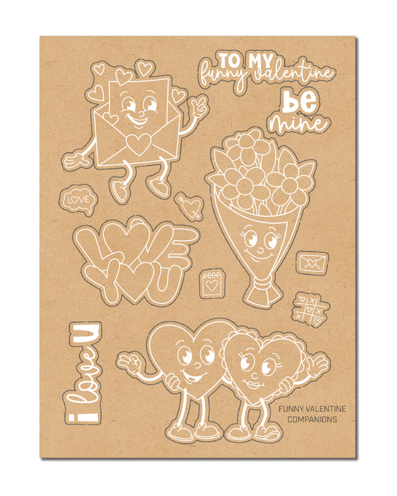 Chipboard | Funny Valentine Companions