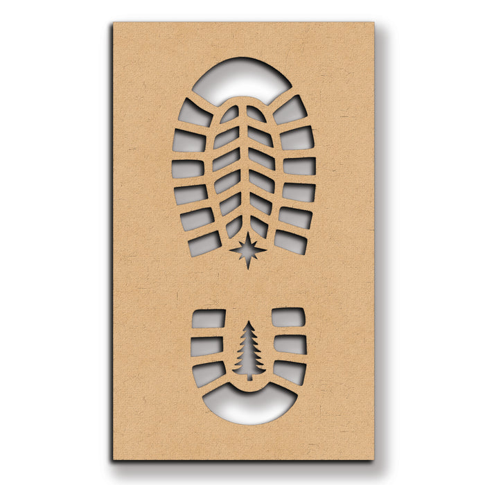 Chipboard | Santa's Boot Print