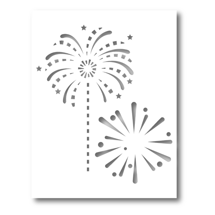 A2 Stencil | Fair Fireworks