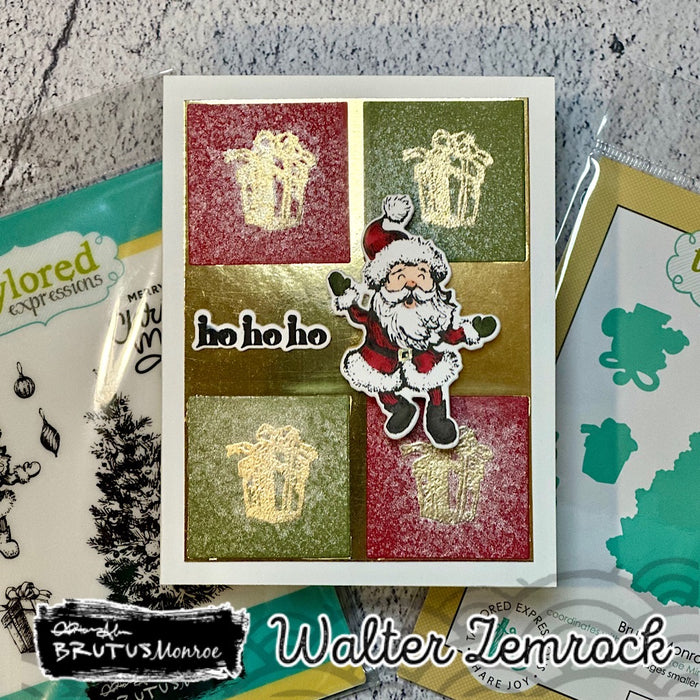 Brutus Monroe x Taylored Expressions | Santa's Visit Rubber Stamp